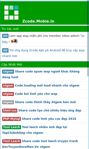 Mobile view