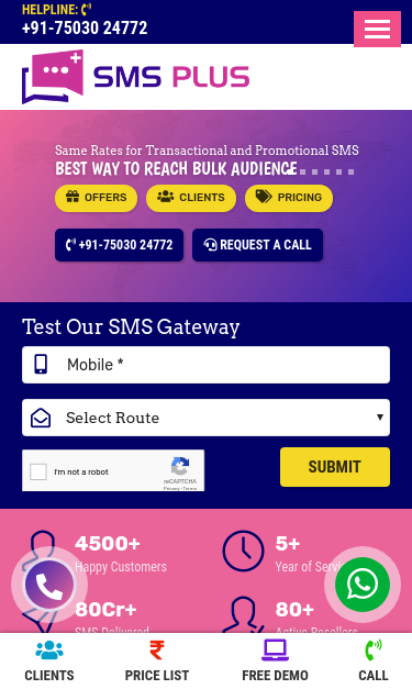 Mobile view