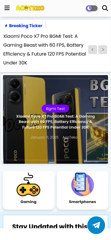 Mobile view