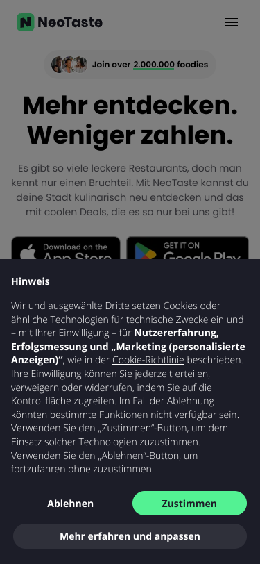 Mobile view