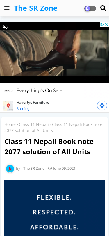 Mobile view