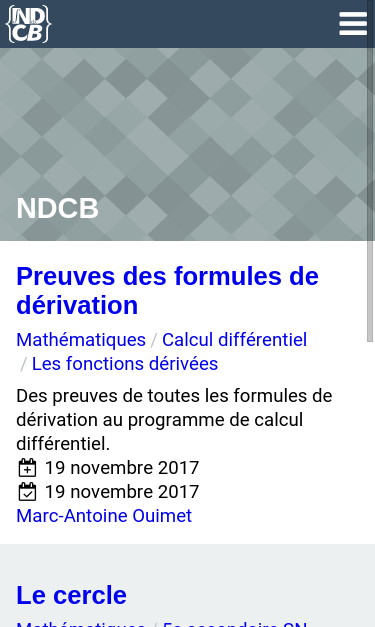 Mobile view