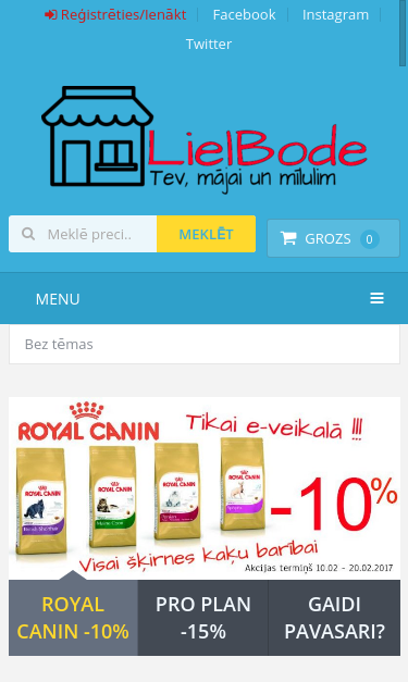 Mobile view