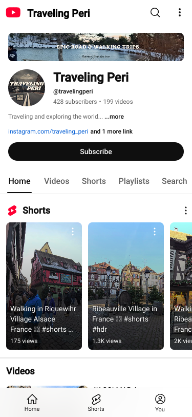 Mobile view