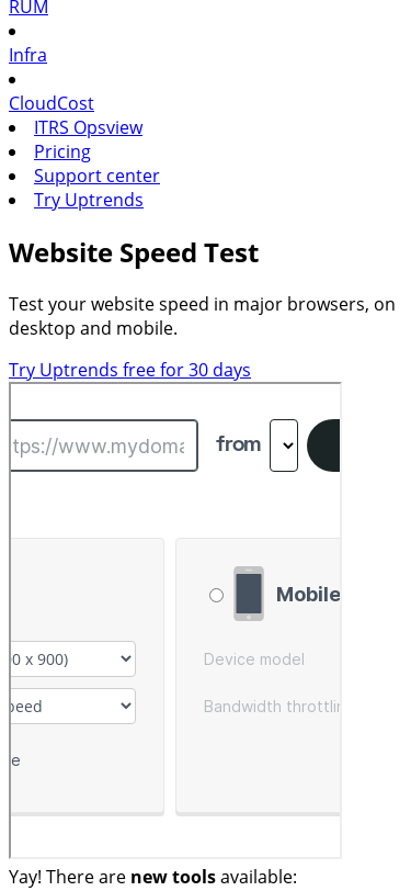 Mobile view